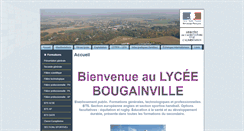 Desktop Screenshot of lycee-bougainville.fr